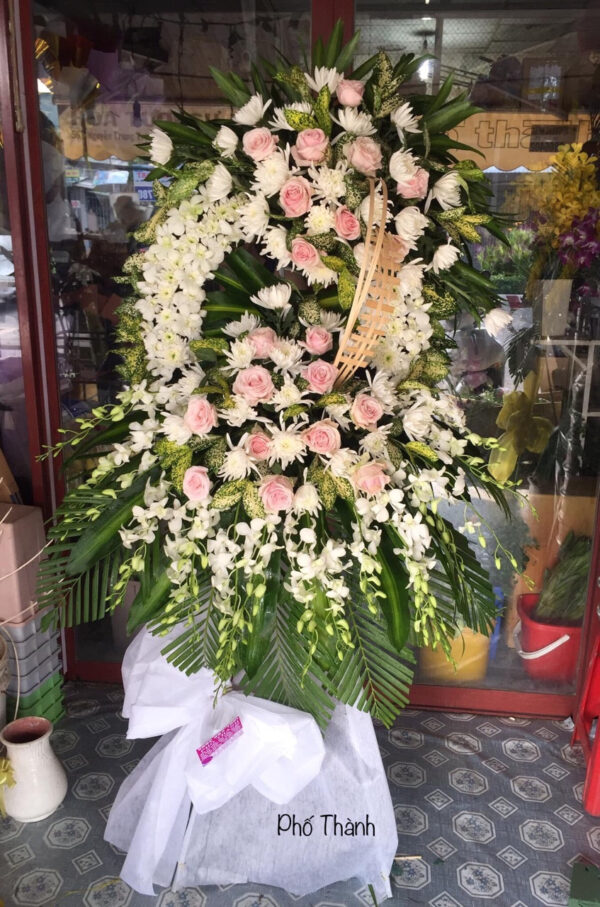 Hoa viếng đám tang đẹp uy tín rạch giá kiên giang