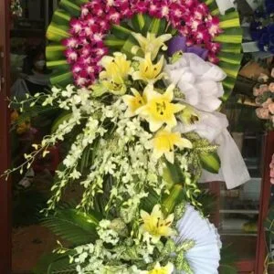 lời tiếc thương sâu sắc bằng hoa viếng tại rạch giá kiên giang