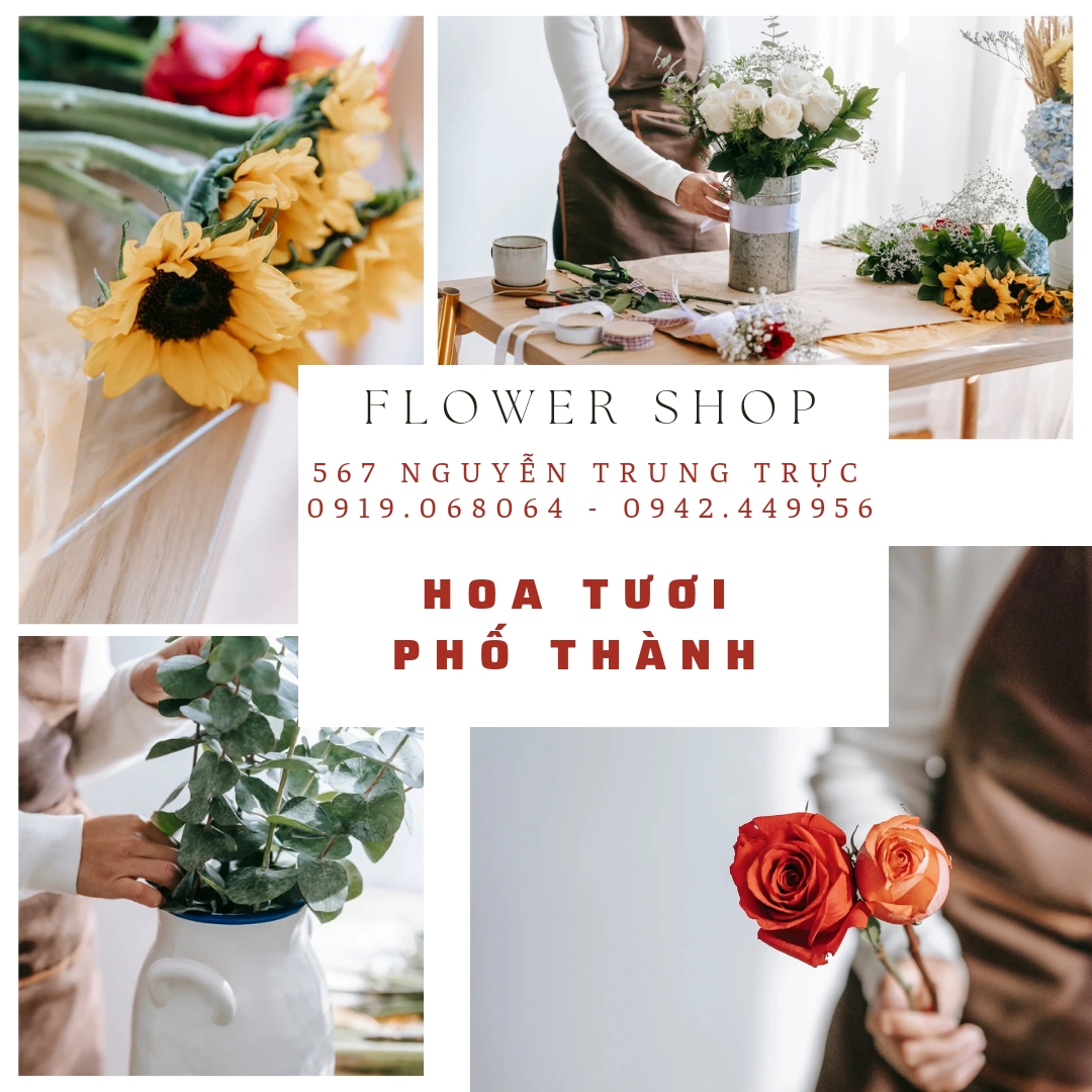 Cửa hàng Hoa Tươi Phố Thành Rạch Giá Kiên Giang giao hoa tươi đẹp, uy tín, giá rẻ tại phường An Hòa Rạch Giá Kiên Giang.