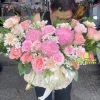 mẫu giỏ hoa hiện đại giá- giỏ hoa sang trọng an giang